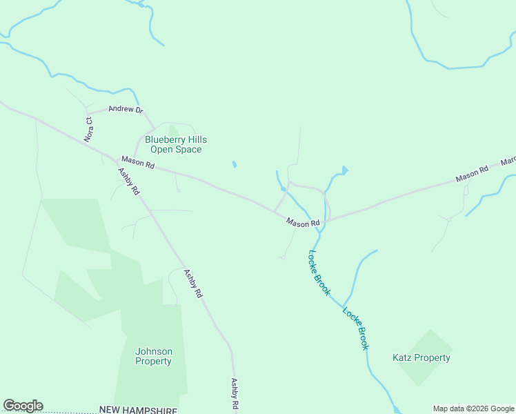 map of restaurants, bars, coffee shops, grocery stores, and more near 115 Mason Road in New Ipswich