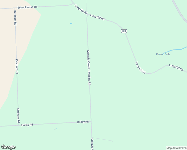 map of restaurants, bars, coffee shops, grocery stores, and more near 2107 Moravia Venice Townline Road in Moravia