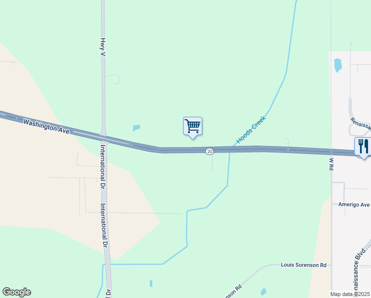 map of restaurants, bars, coffee shops, grocery stores, and more near 11530 Highway 20 in Mount Pleasant