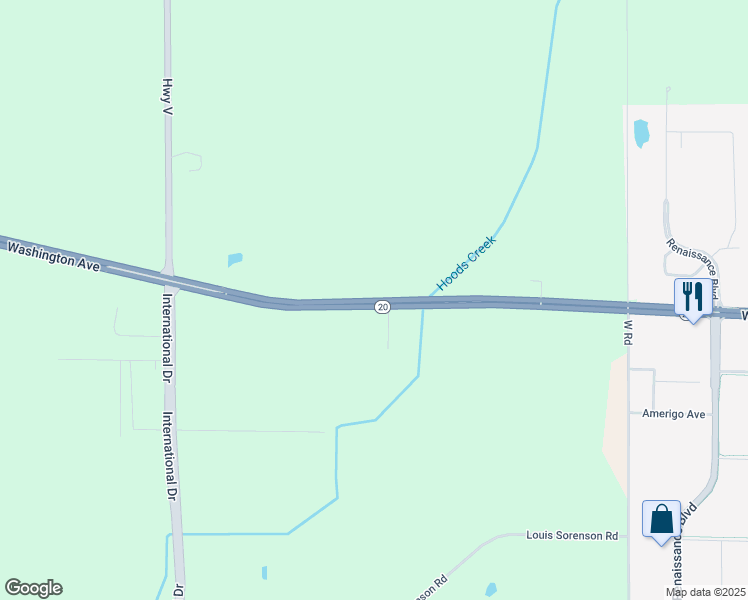 map of restaurants, bars, coffee shops, grocery stores, and more near 11530 Highway 20 in Mount Pleasant