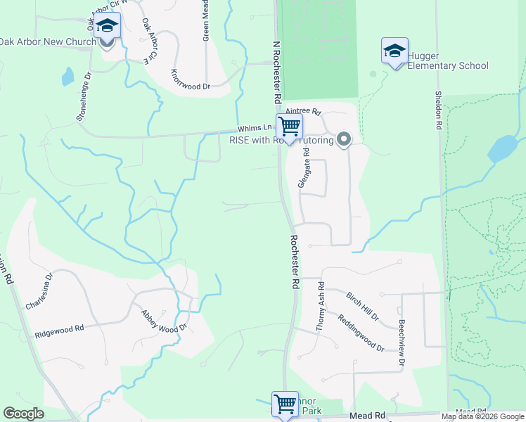 map of restaurants, bars, coffee shops, grocery stores, and more near 86 Flumerfelt Lane in Rochester
