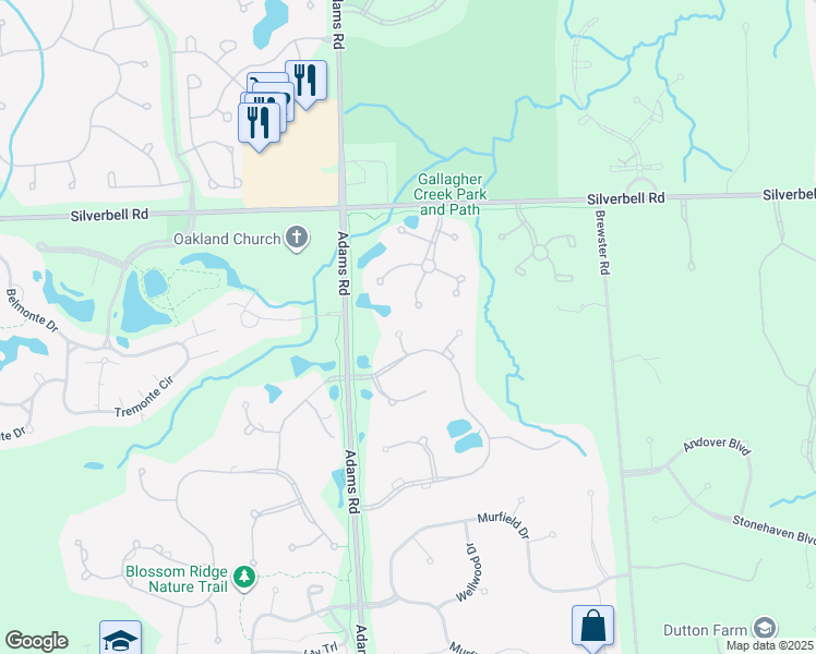 map of restaurants, bars, coffee shops, grocery stores, and more near 5343 Carlisle Court in Rochester