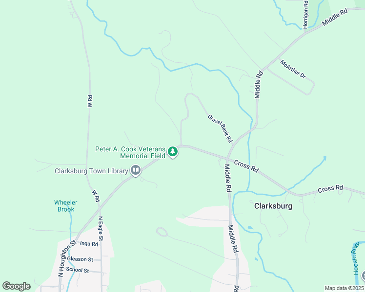 map of restaurants, bars, coffee shops, grocery stores, and more near 1247 West Cross Road in Clarksburg