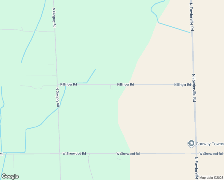 map of restaurants, bars, coffee shops, grocery stores, and more near 8657 Killinger Road in Fowlerville