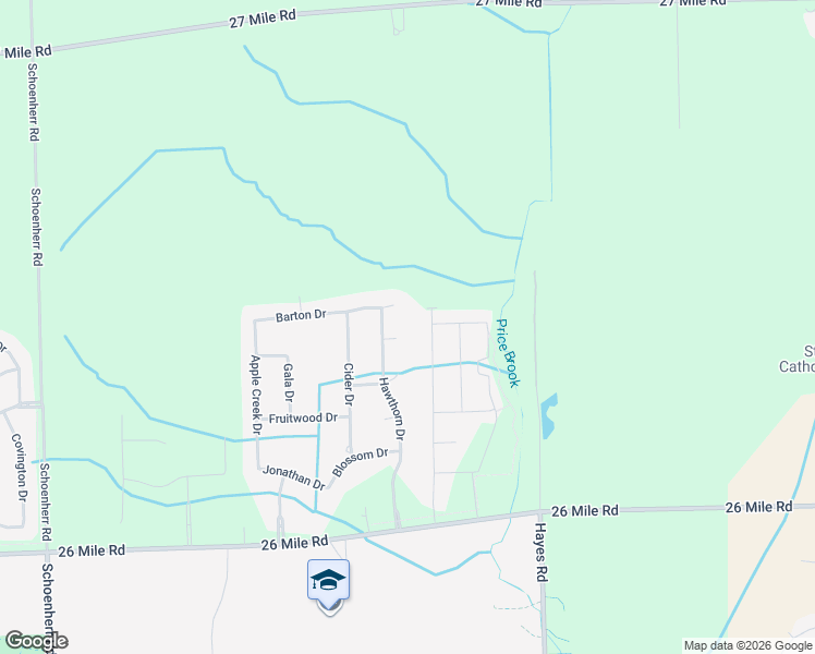 map of restaurants, bars, coffee shops, grocery stores, and more near 57793 Cypress Street in Washington