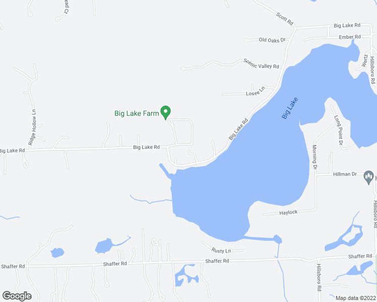 map of restaurants, bars, coffee shops, grocery stores, and more near 12050 Big Lake Road in Oakland County