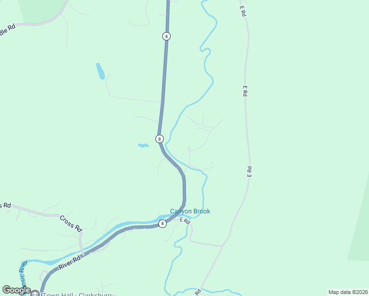 map of restaurants, bars, coffee shops, grocery stores, and more near 644 River Road in Clarksburg