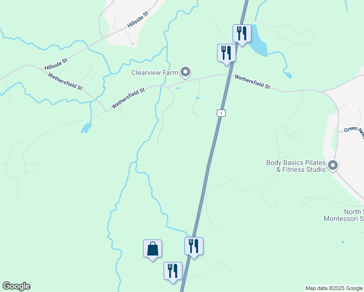 map of restaurants, bars, coffee shops, grocery stores, and more near 428 Newburyport Turnpike in Rowley