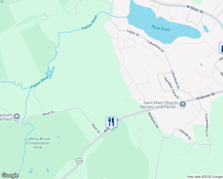 map of restaurants, bars, coffee shops, grocery stores, and more near 1 Heritage Way in Georgetown