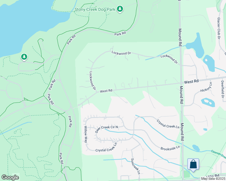 map of restaurants, bars, coffee shops, grocery stores, and more near 48307 Timothy Lane in Washington