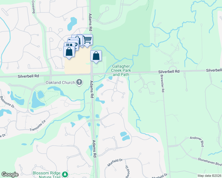 map of restaurants, bars, coffee shops, grocery stores, and more near 2839 Hastings Court in Oakland charter Township