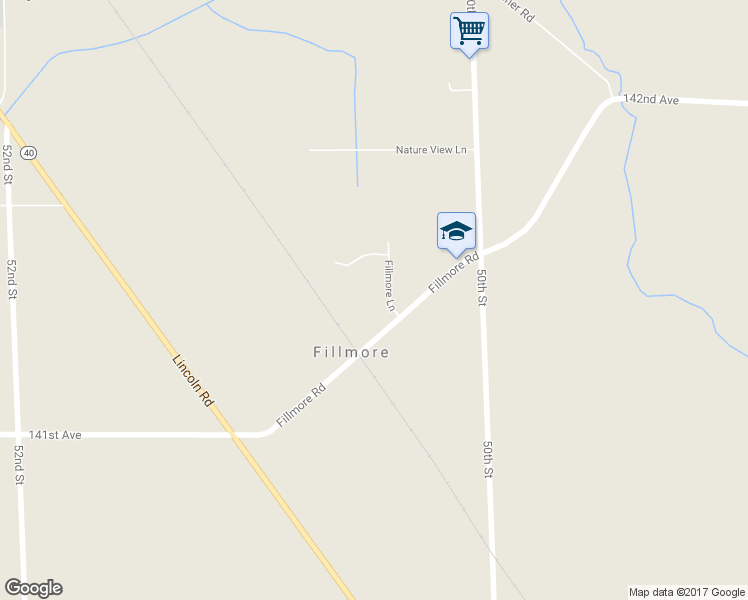 map of restaurants, bars, coffee shops, grocery stores, and more near 5050 Fillmore Lane in Holland