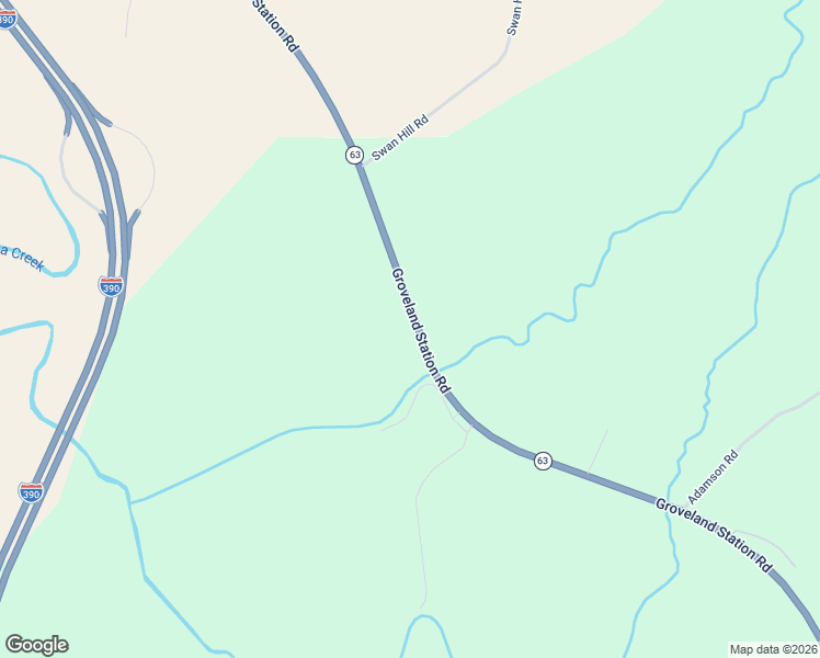 map of restaurants, bars, coffee shops, grocery stores, and more near 6100 Groveland Station Road in Groveland Station