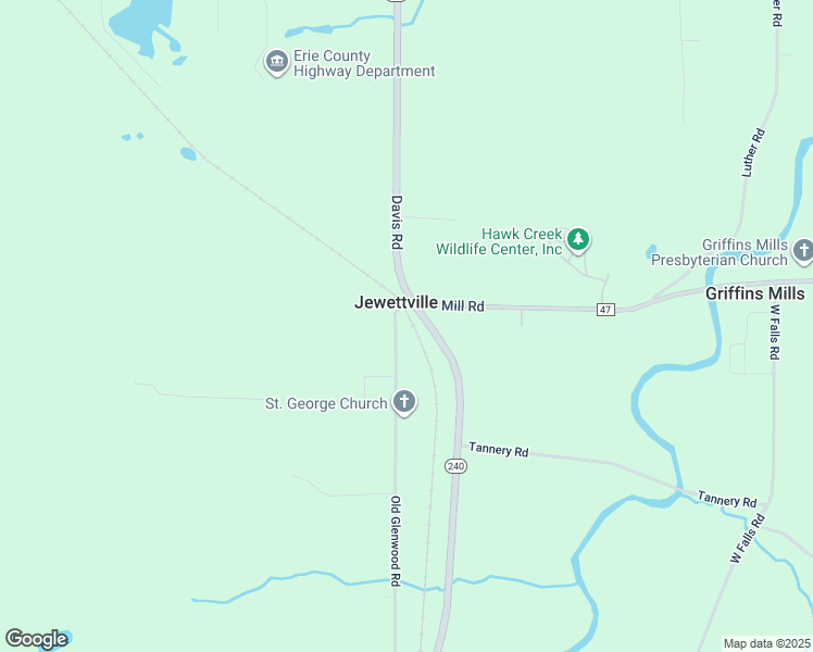 map of restaurants, bars, coffee shops, grocery stores, and more near 16 Old Glenwood Road in West Falls