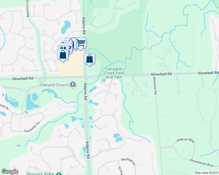 map of restaurants, bars, coffee shops, grocery stores, and more near 2839 Hastings Court in Oakland charter Township