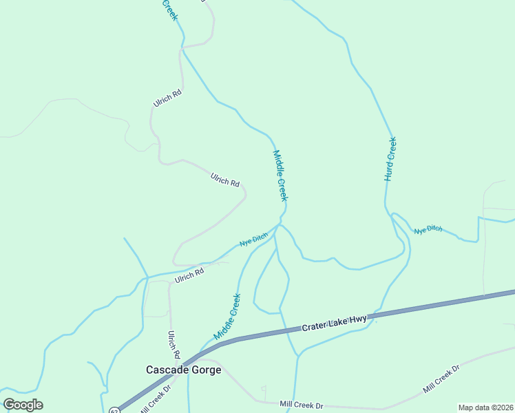 map of restaurants, bars, coffee shops, grocery stores, and more near 42065 Oregon 62 in Prospect