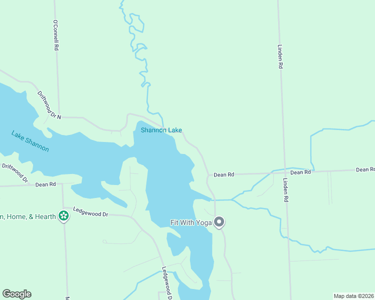 map of restaurants, bars, coffee shops, grocery stores, and more near 8073 Parkwood Drive in Fenton