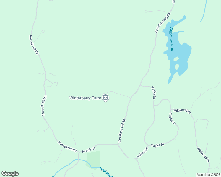 map of restaurants, bars, coffee shops, grocery stores, and more near 10 Winterberry Road in Brookline