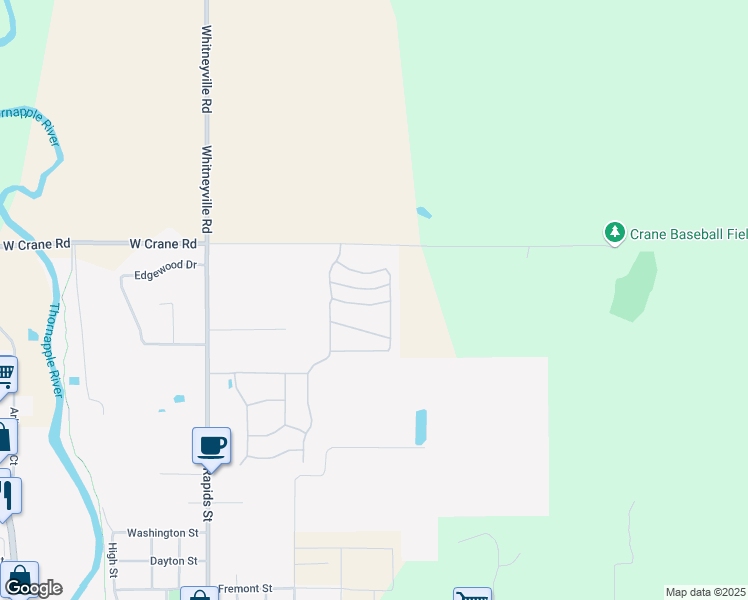 map of restaurants, bars, coffee shops, grocery stores, and more near 873 Buttonwood Drive in Middleville