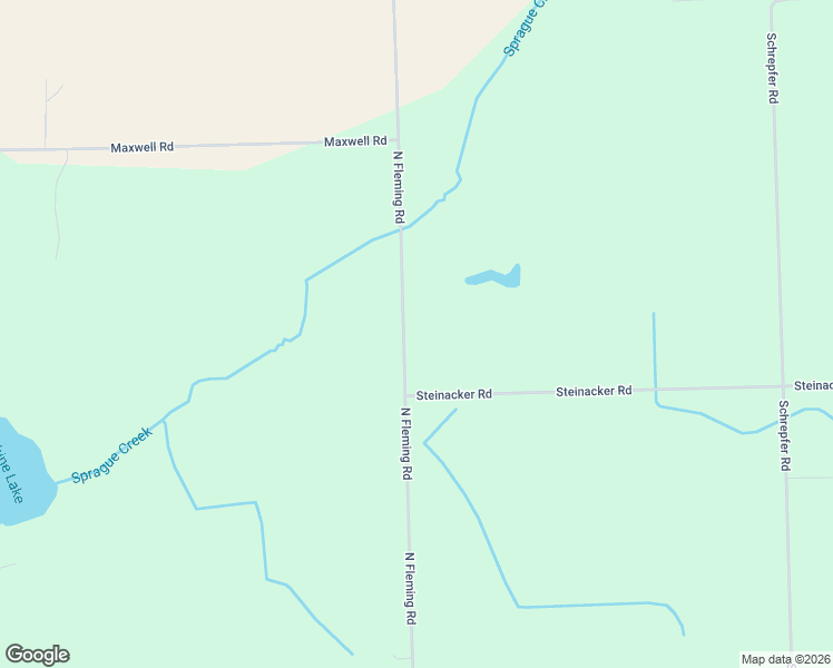map of restaurants, bars, coffee shops, grocery stores, and more near 8612 North Fleming Road in Fowlerville