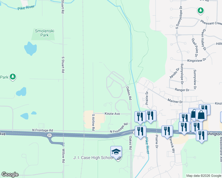 map of restaurants, bars, coffee shops, grocery stores, and more near 837 Boulder Trail in Mount Pleasant