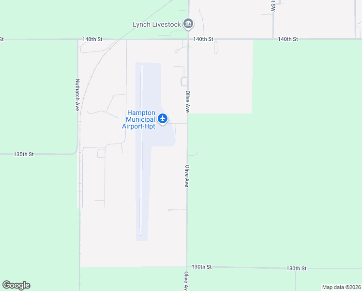 map of restaurants, bars, coffee shops, grocery stores, and more near 1274 Olive Avenue in Hampton