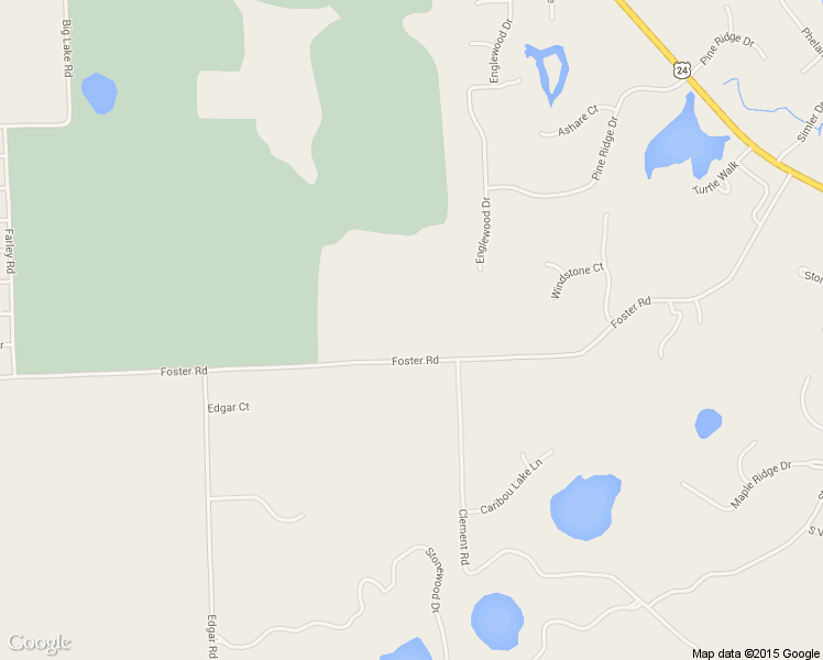map of restaurants, bars, coffee shops, grocery stores, and more near 8328 Foster Road in Clarkston