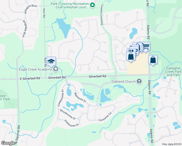 map of restaurants, bars, coffee shops, grocery stores, and more near 4965 Lexington Court in Rochester Hills