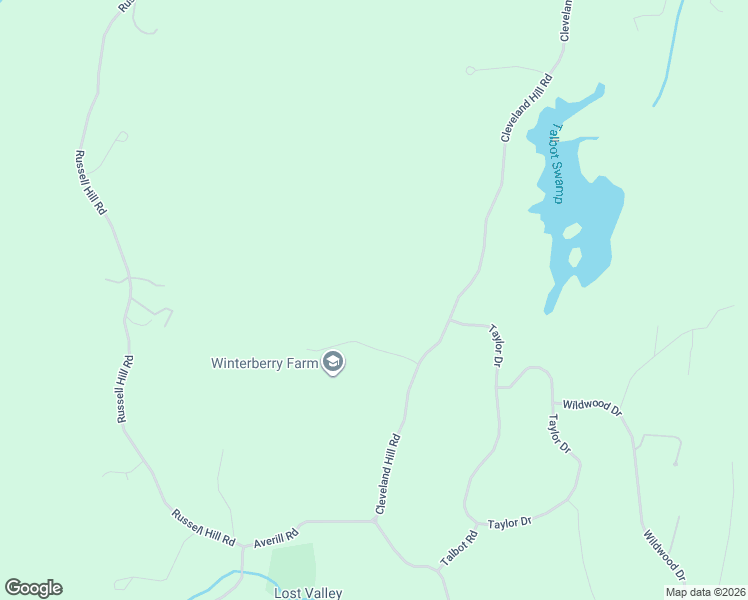 map of restaurants, bars, coffee shops, grocery stores, and more near 3 Winterberry Road in Brookline