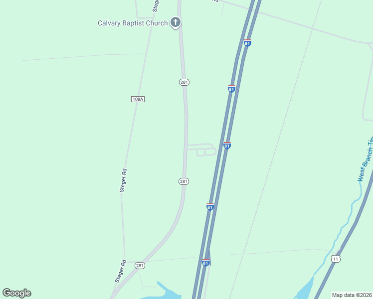 map of restaurants, bars, coffee shops, grocery stores, and more near 6401-6579 Highway 281 in Cortland
