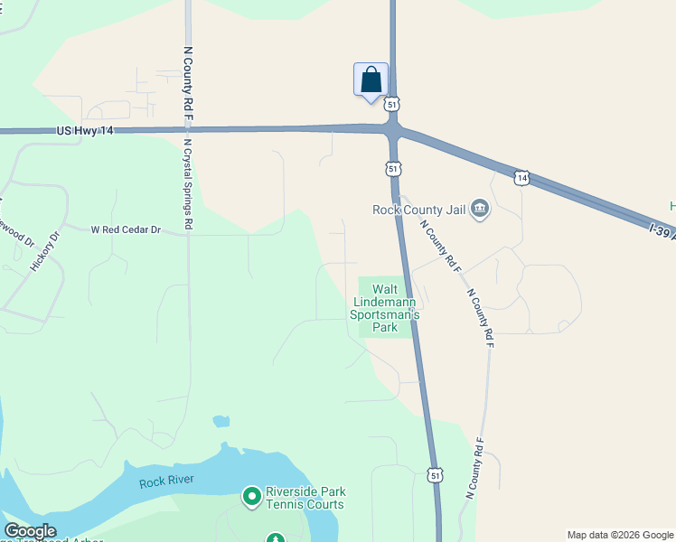 map of restaurants, bars, coffee shops, grocery stores, and more near 3507 Hemmingway Drive in Janesville