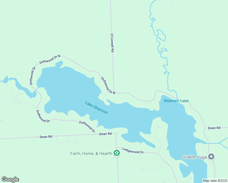 map of restaurants, bars, coffee shops, grocery stores, and more near 7688 O'Connell Road in Fenton