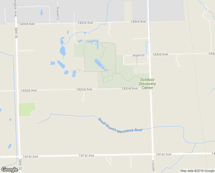 map of restaurants, bars, coffee shops, grocery stores, and more near 5663 142nd Avenue in Holland