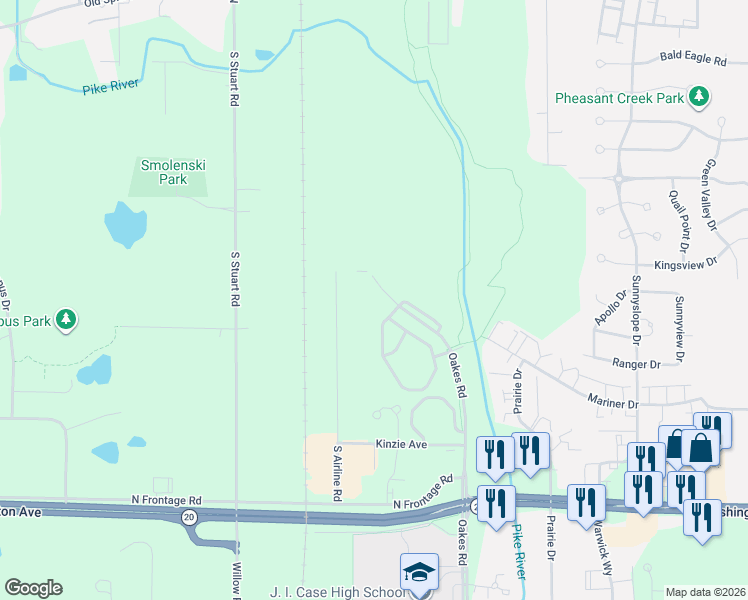 map of restaurants, bars, coffee shops, grocery stores, and more near in Mount Pleasant