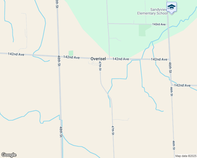 map of restaurants, bars, coffee shops, grocery stores, and more near 4208 47th Street in Holland