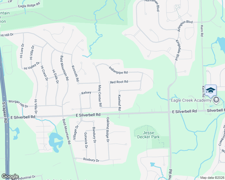map of restaurants, bars, coffee shops, grocery stores, and more near 3929 Red Root Road in Orion charter Township