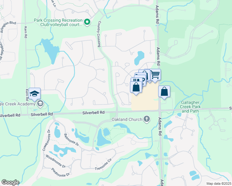 map of restaurants, bars, coffee shops, grocery stores, and more near 4864 Carrington Drive in Rochester Hills