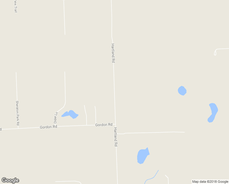 map of restaurants, bars, coffee shops, grocery stores, and more near Hartland Road in Fenton