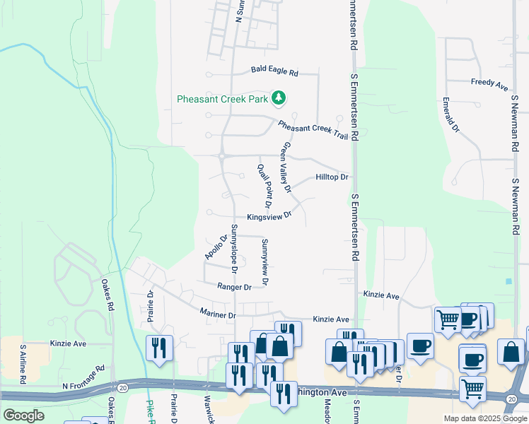 map of restaurants, bars, coffee shops, grocery stores, and more near 456 Quail Point Drive in Mount Pleasant