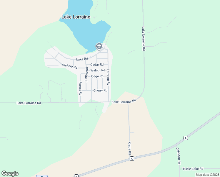 map of restaurants, bars, coffee shops, grocery stores, and more near N6534 Lorraine Road in Delavan