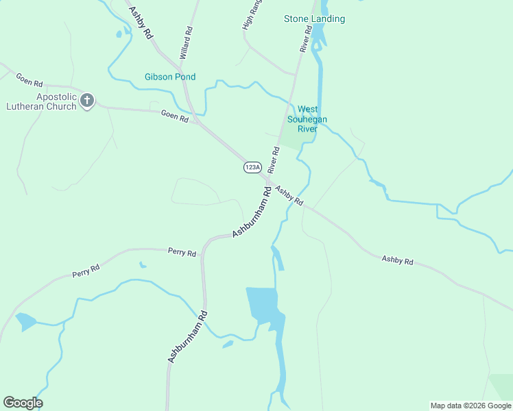 map of restaurants, bars, coffee shops, grocery stores, and more near 17 Ashburnham Road in New Ipswich