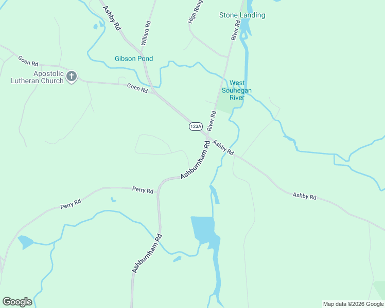 map of restaurants, bars, coffee shops, grocery stores, and more near 17 Ashburnham Road in New Ipswich