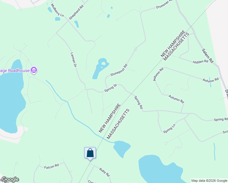 map of restaurants, bars, coffee shops, grocery stores, and more near 9 Spring Street in Pelham