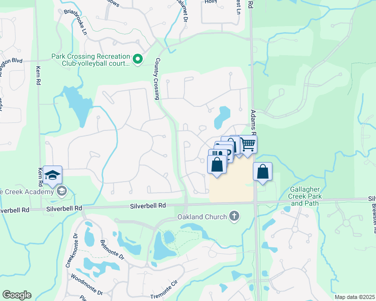 map of restaurants, bars, coffee shops, grocery stores, and more near 4771 Carrington Drive in Rochester Hills