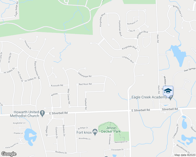 map of restaurants, bars, coffee shops, grocery stores, and more near 1085 Indianpipe Road in Orion charter Township