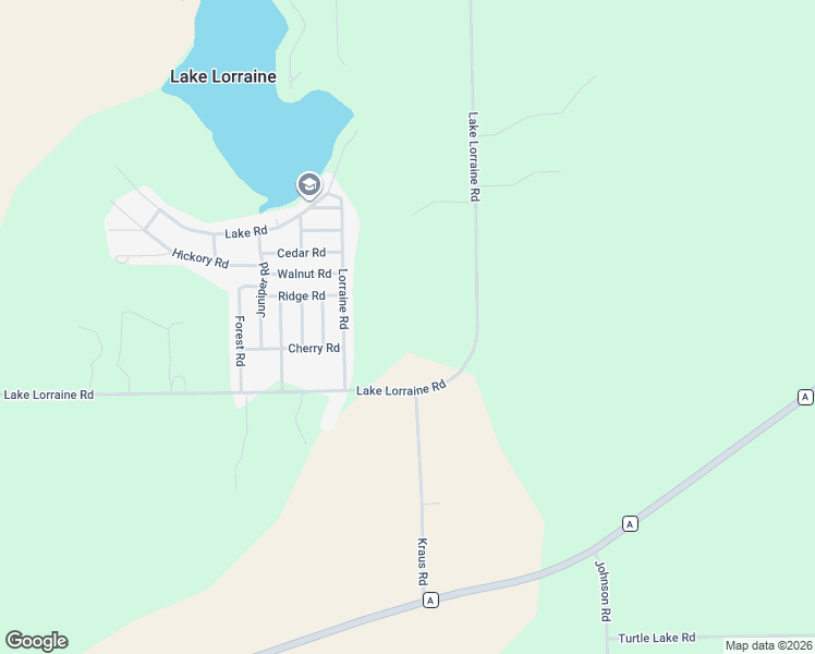 map of restaurants, bars, coffee shops, grocery stores, and more near N6534 Lorraine Road in Delavan