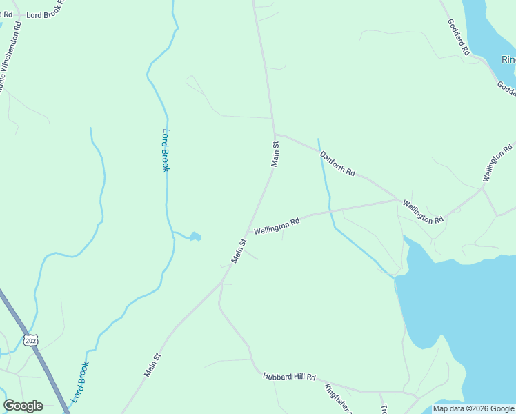 map of restaurants, bars, coffee shops, grocery stores, and more near 102 Main Street in Rindge