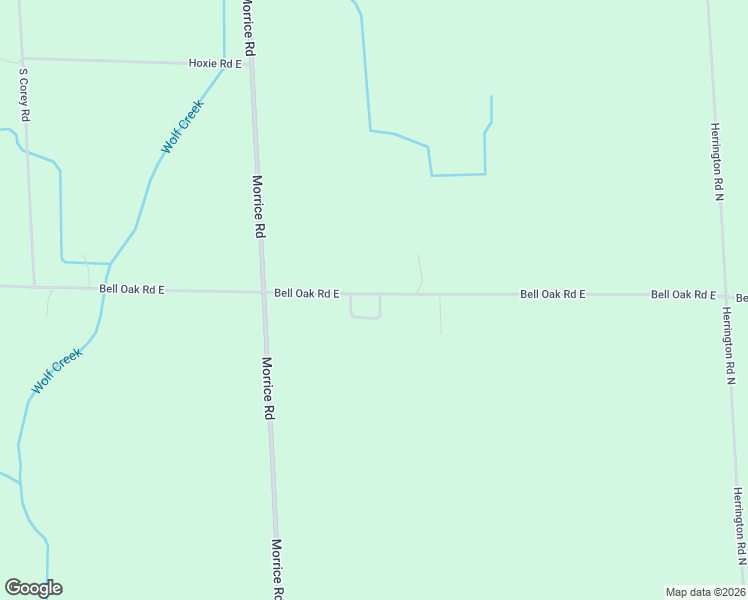 map of restaurants, bars, coffee shops, grocery stores, and more near 5131 Bell Oak Road East in Webberville