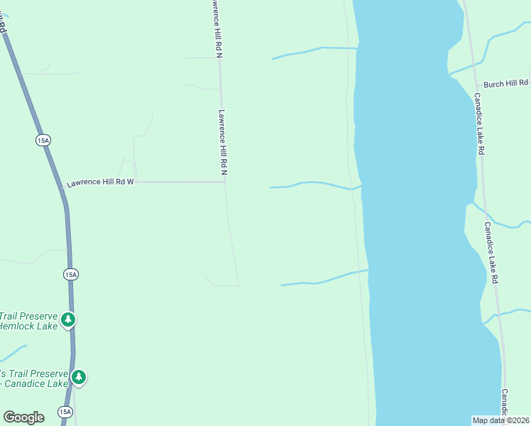 map of restaurants, bars, coffee shops, grocery stores, and more near 6075 Lawrence Hill Road South in Springwater