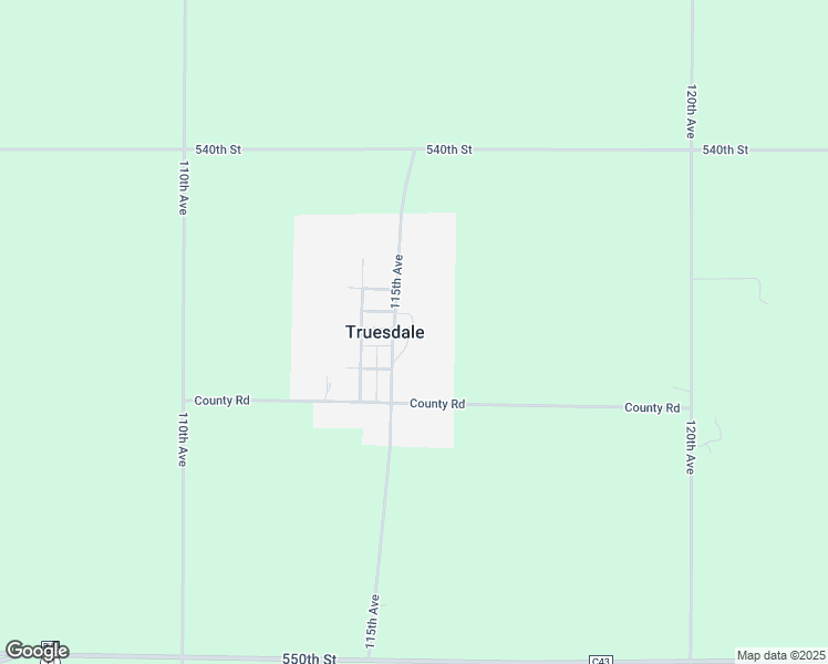 map of restaurants, bars, coffee shops, grocery stores, and more near in Truesdale